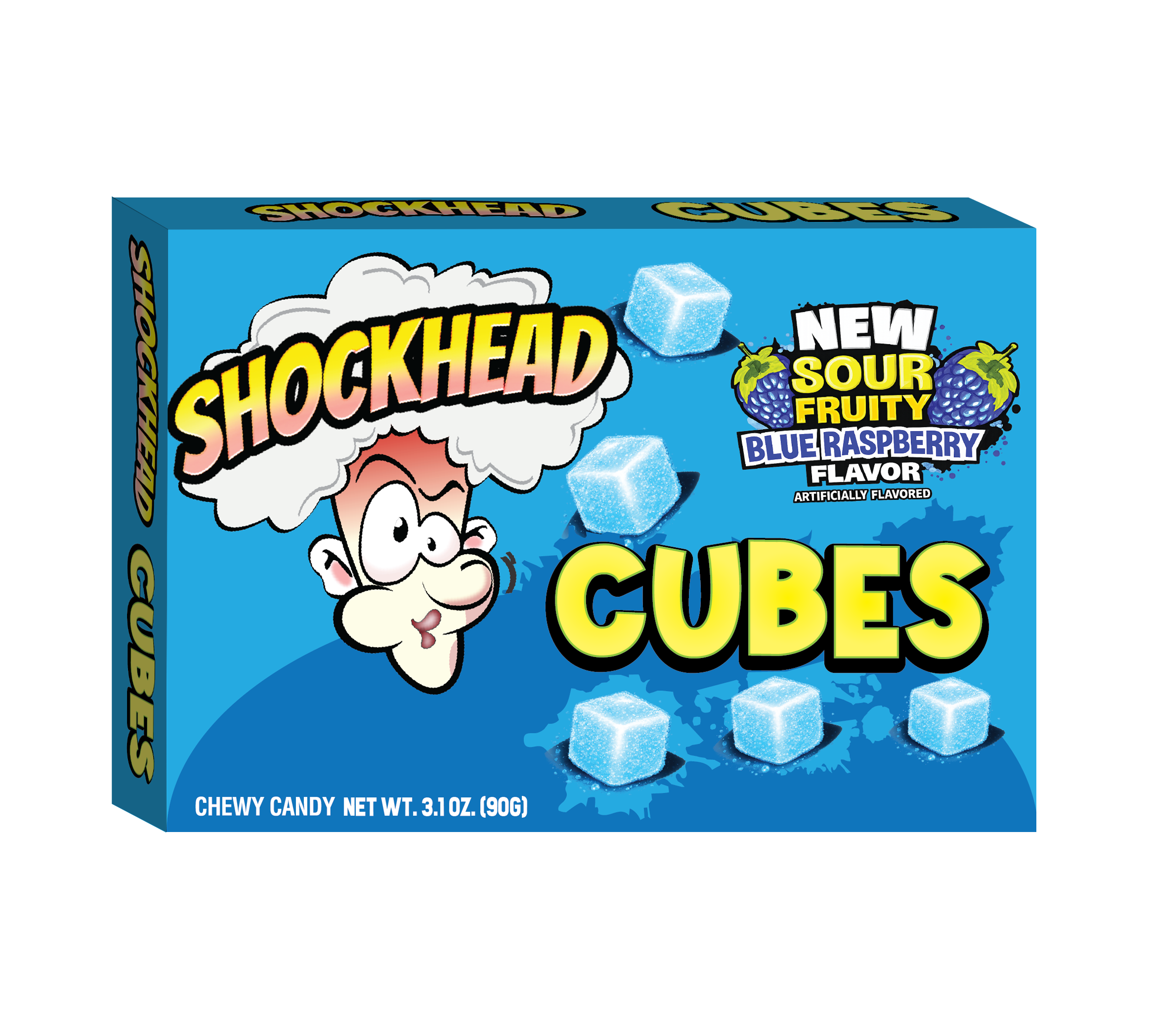 New Sour Fruity Blue Rassberry Cube