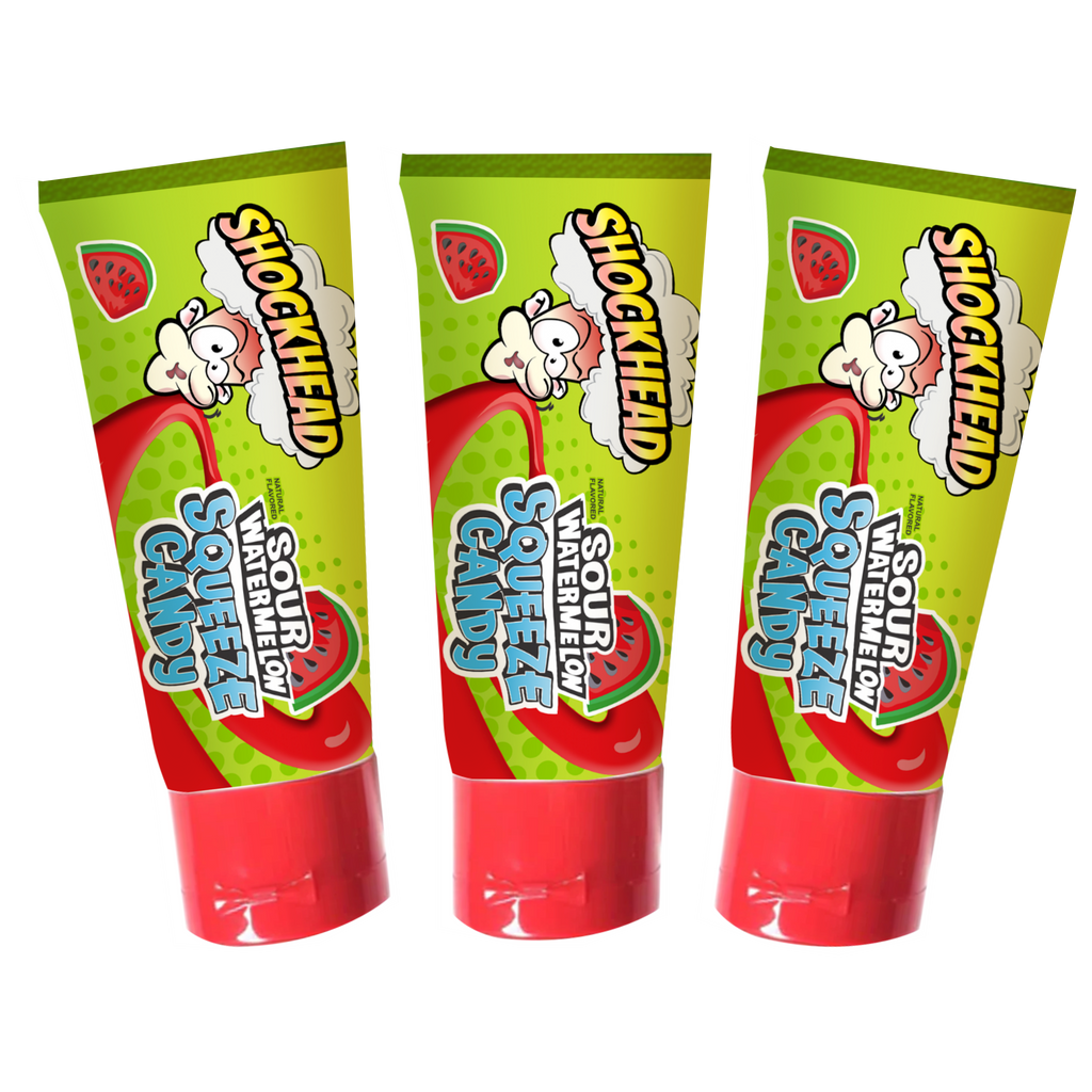 Shockhead Sour Watermelon Squeeze Candy