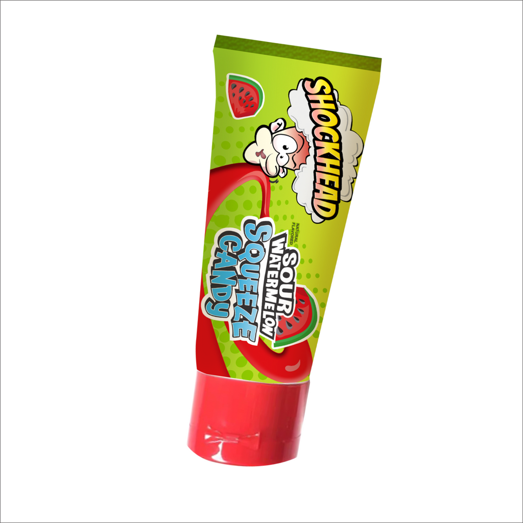 Shockhead Sour Watermelon Squeeze Candy