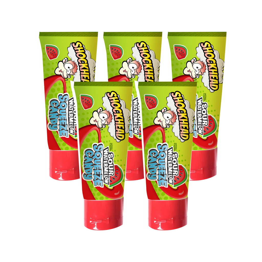 Shockhead Sour Watermelon Squeeze Candy