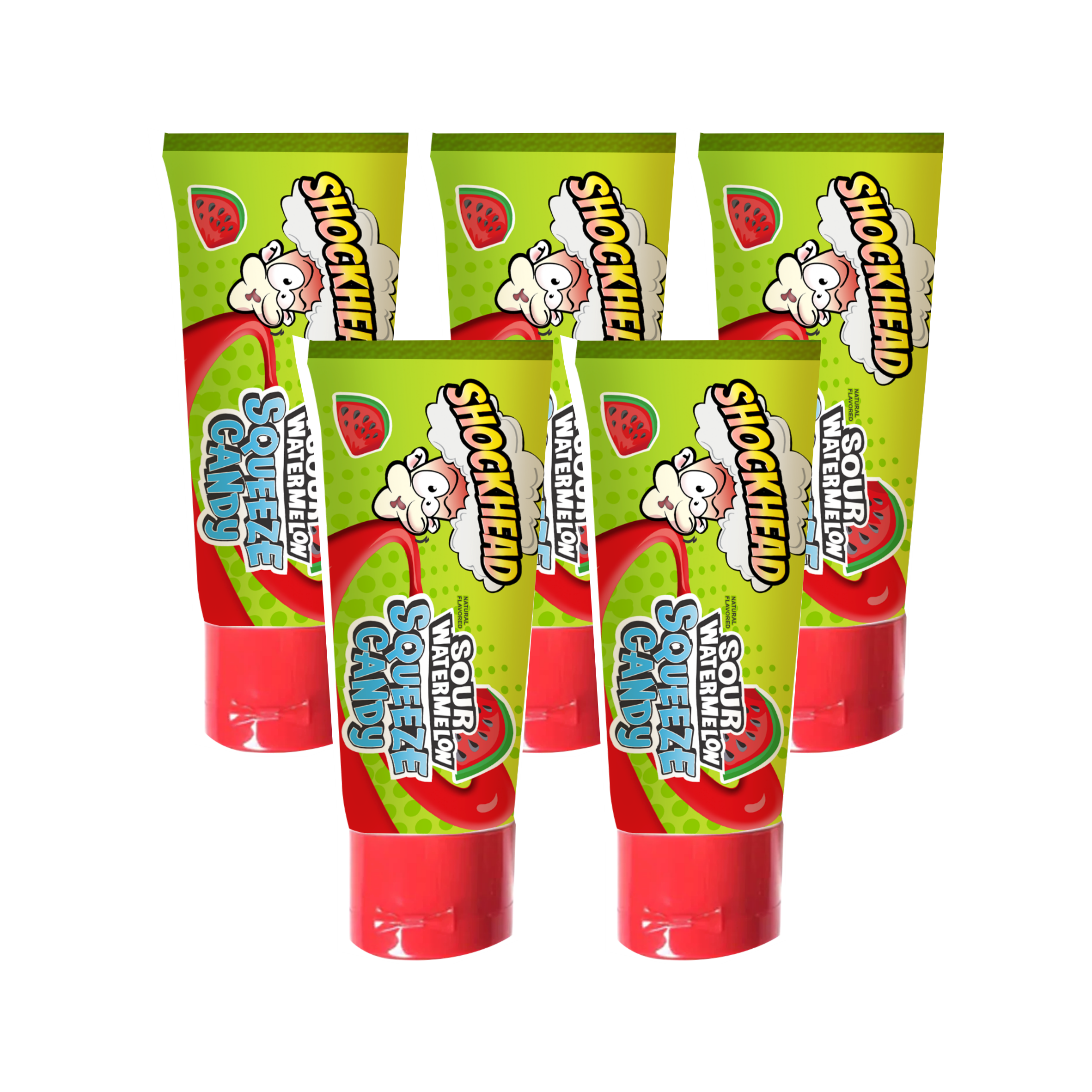 Shockhead Sour Watermelon Squeeze Candy